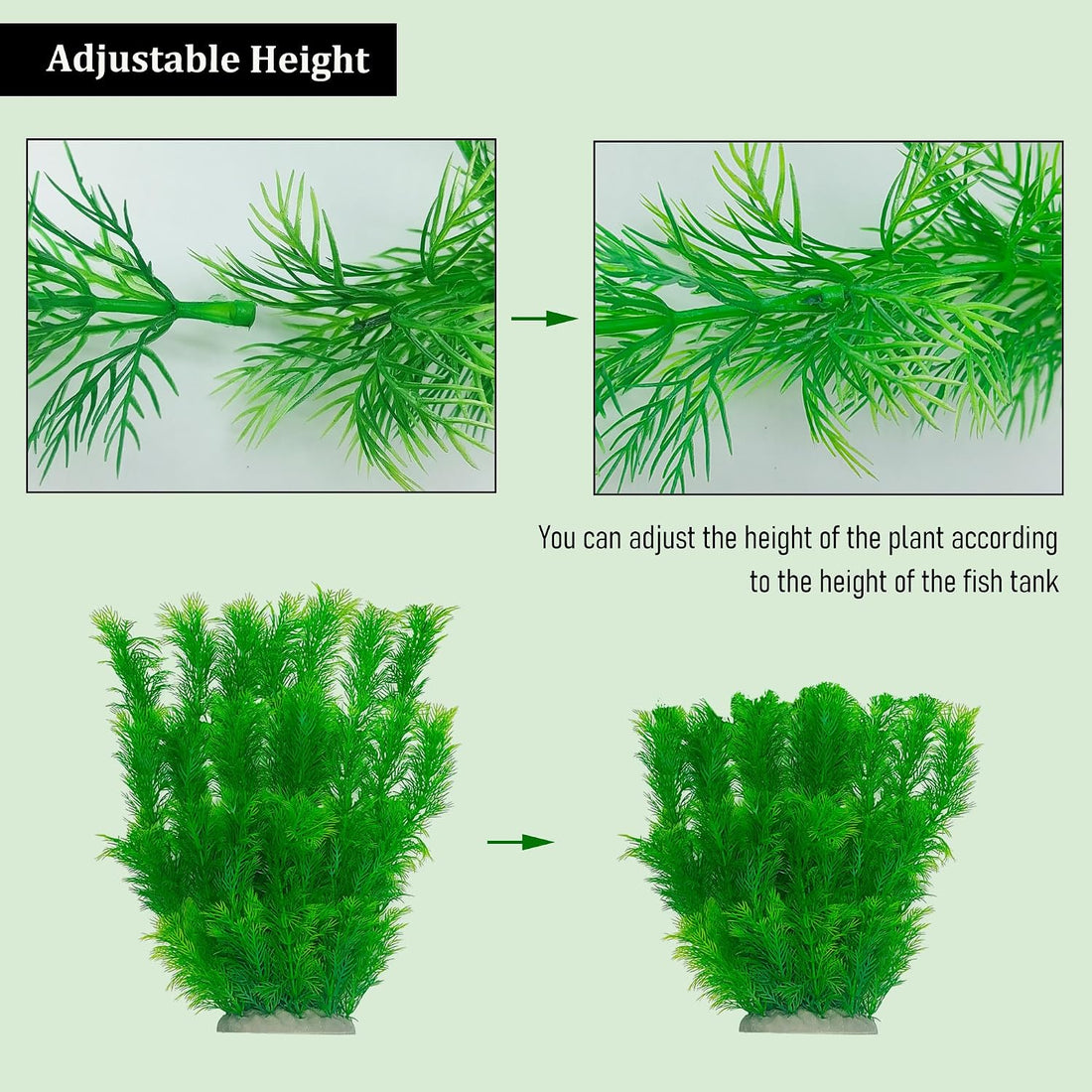 Extra Tall Aquarium Plants 23.6 Inch
