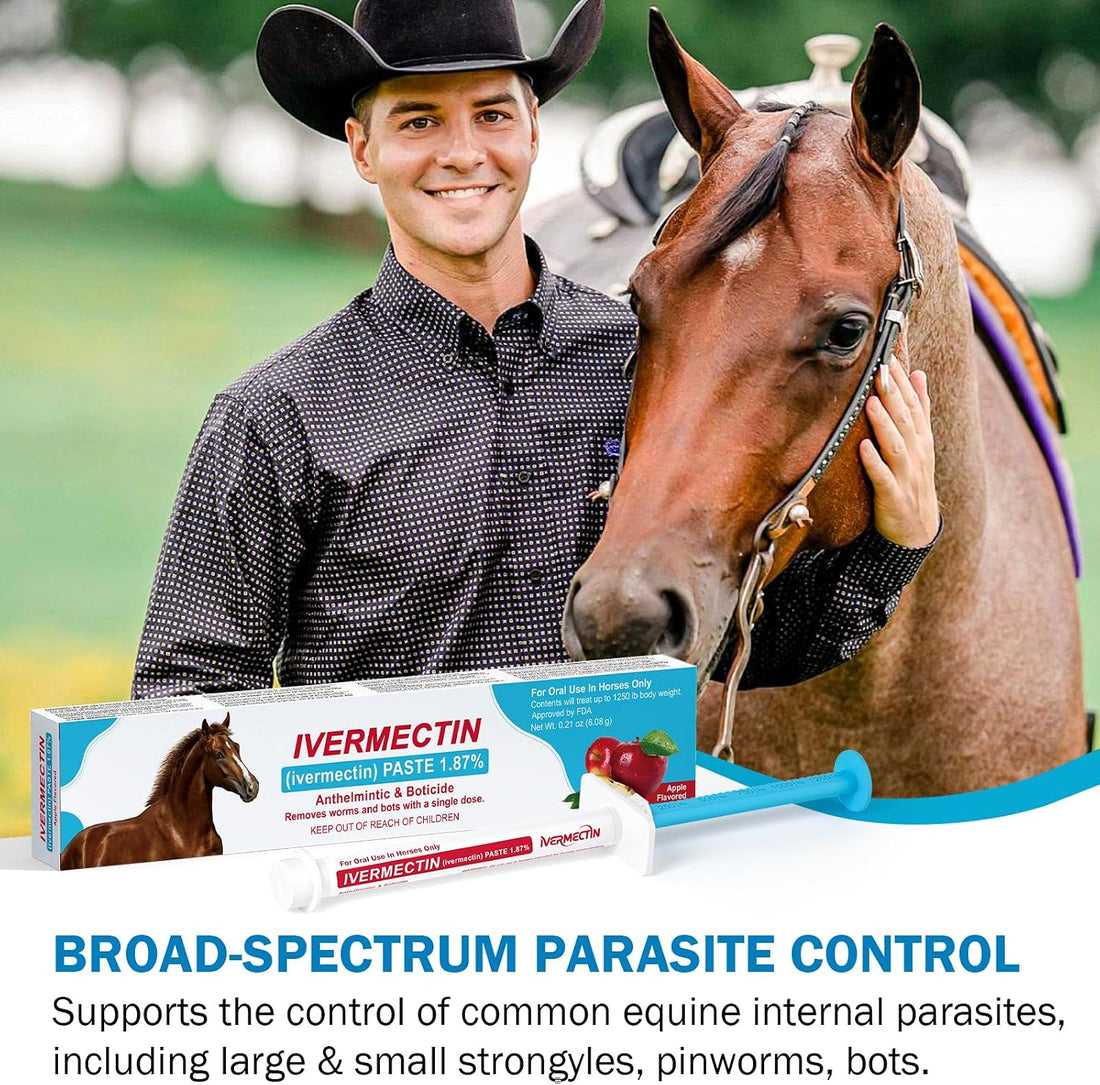 Ivermect Horse Paste 1.87%, for Horse Use Only, 6.08g, 1 Pack