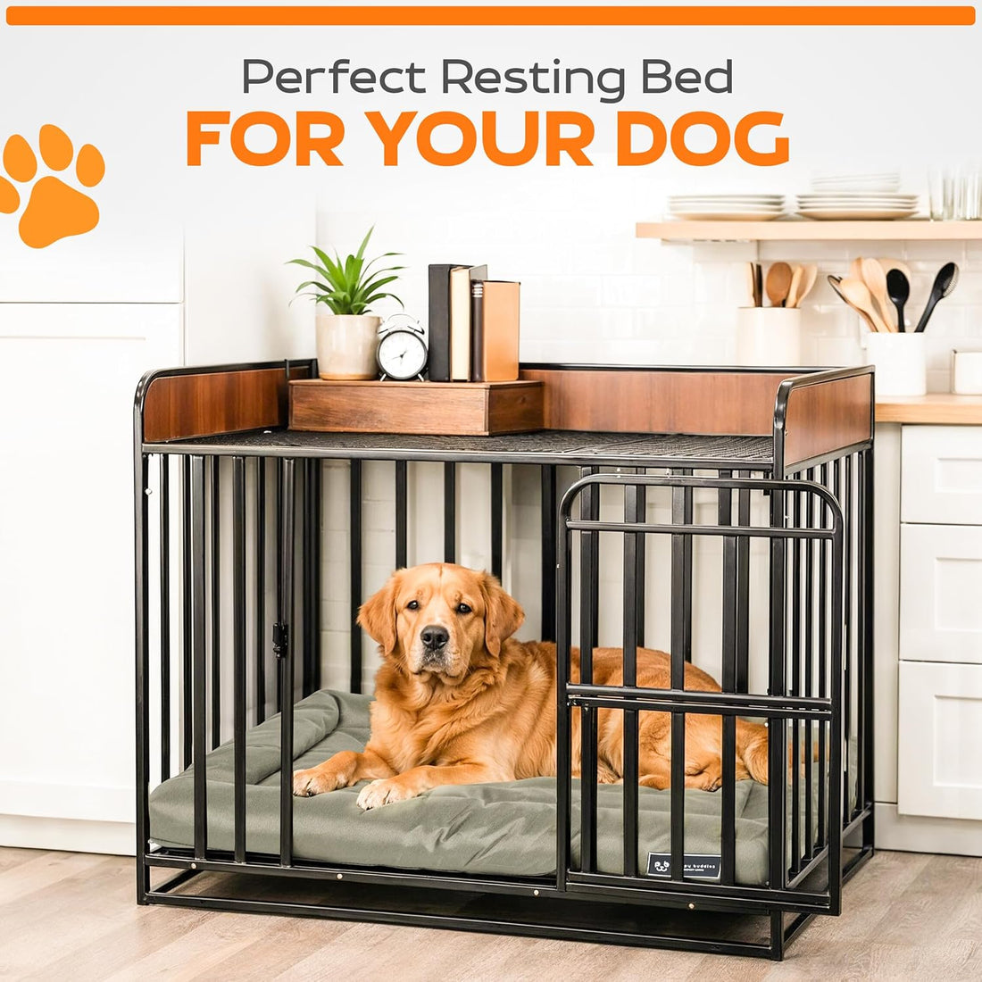 Dog Crate Mat – Chew Resistant Dog Bed for Crate