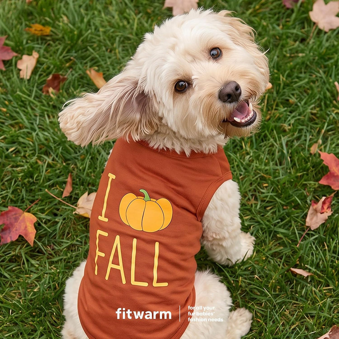 Fitwarm I Love Fall Dog Shirt