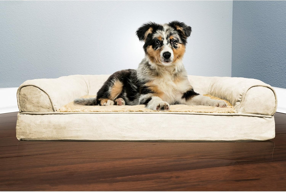 Furhaven Orthopedic Dog Bed for Medium/Small Dogs w/ Removable