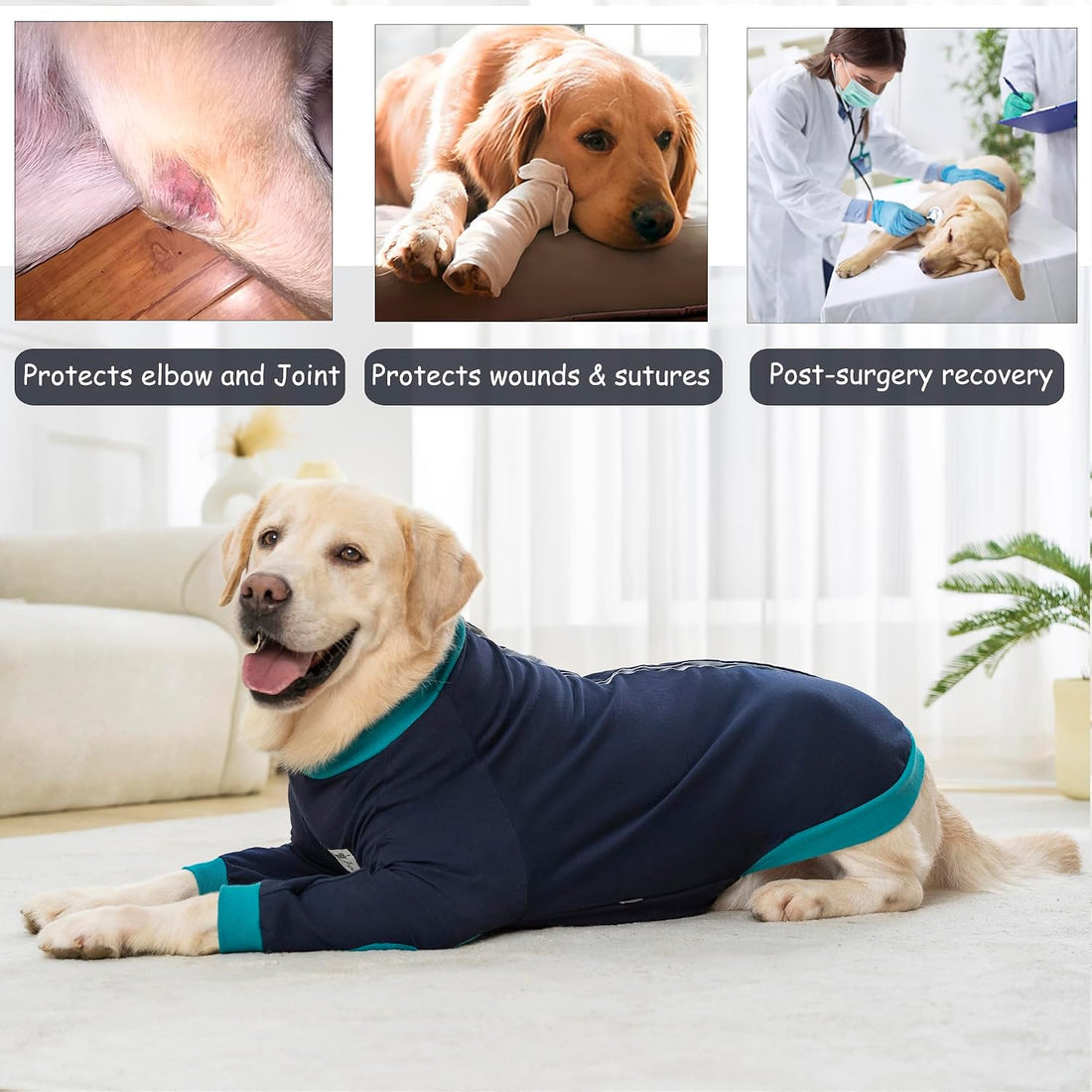 Dog Shirts Elbow Protector Front Legs