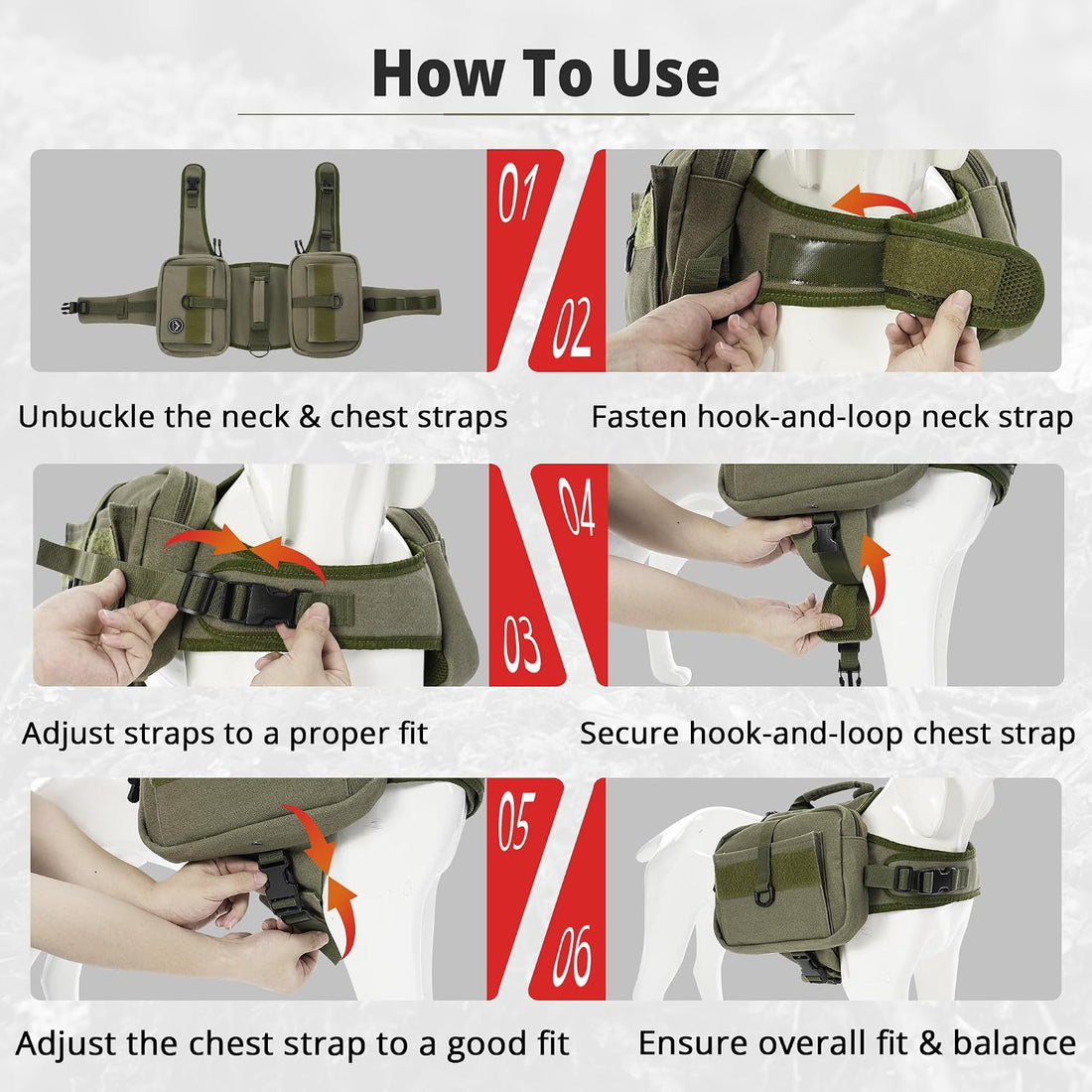 Himal Outdoors Tactical Dog Saddle Bag