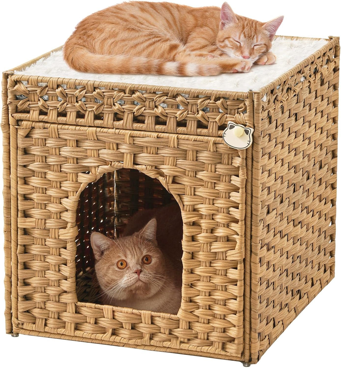 SETVSON Cat Beds for Indoor Cats Extra Large Double Cat Cave