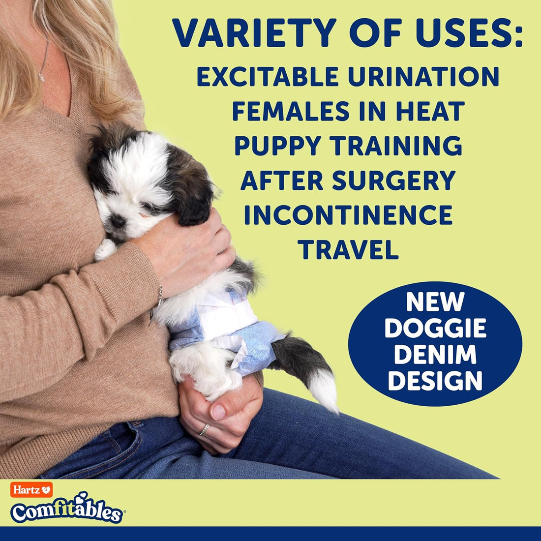 Hartz Disposable Dog Diapers, Size M 32 count
