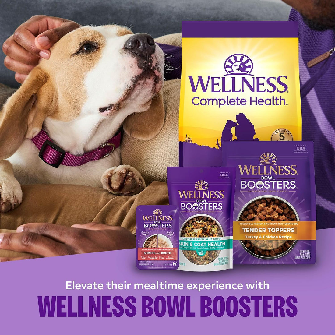 Wellness Bowl Boosters Bare Freeze Dried Dog Beef Food Topper