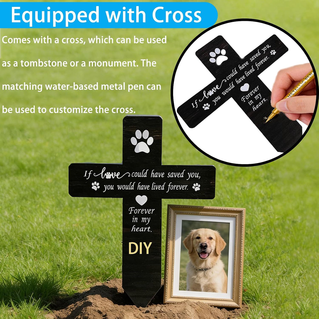 JWIZYOTR Eco-Friendly Pet Casket Body Bag, Pet Burial Box with Dignity