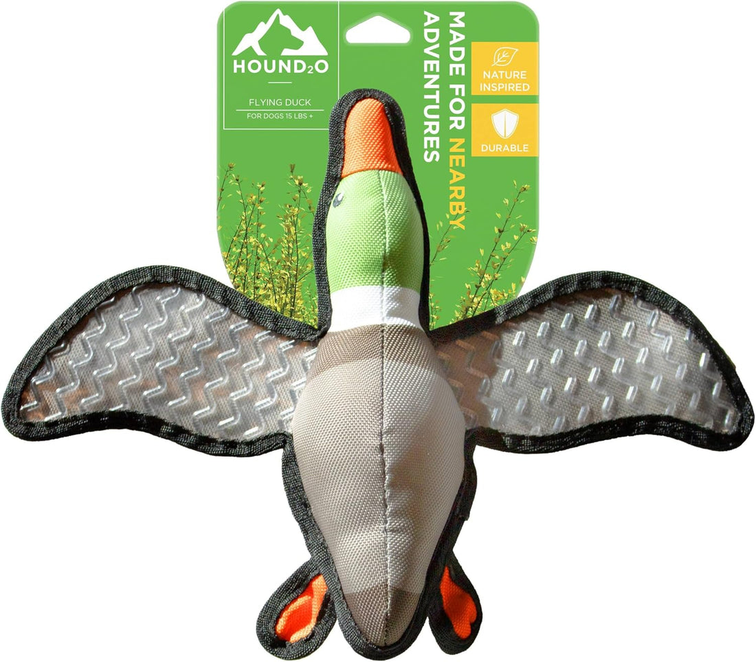 Durable Plush Dog Toy - Duck Dog Toy, Jumbo Outdoor Toy