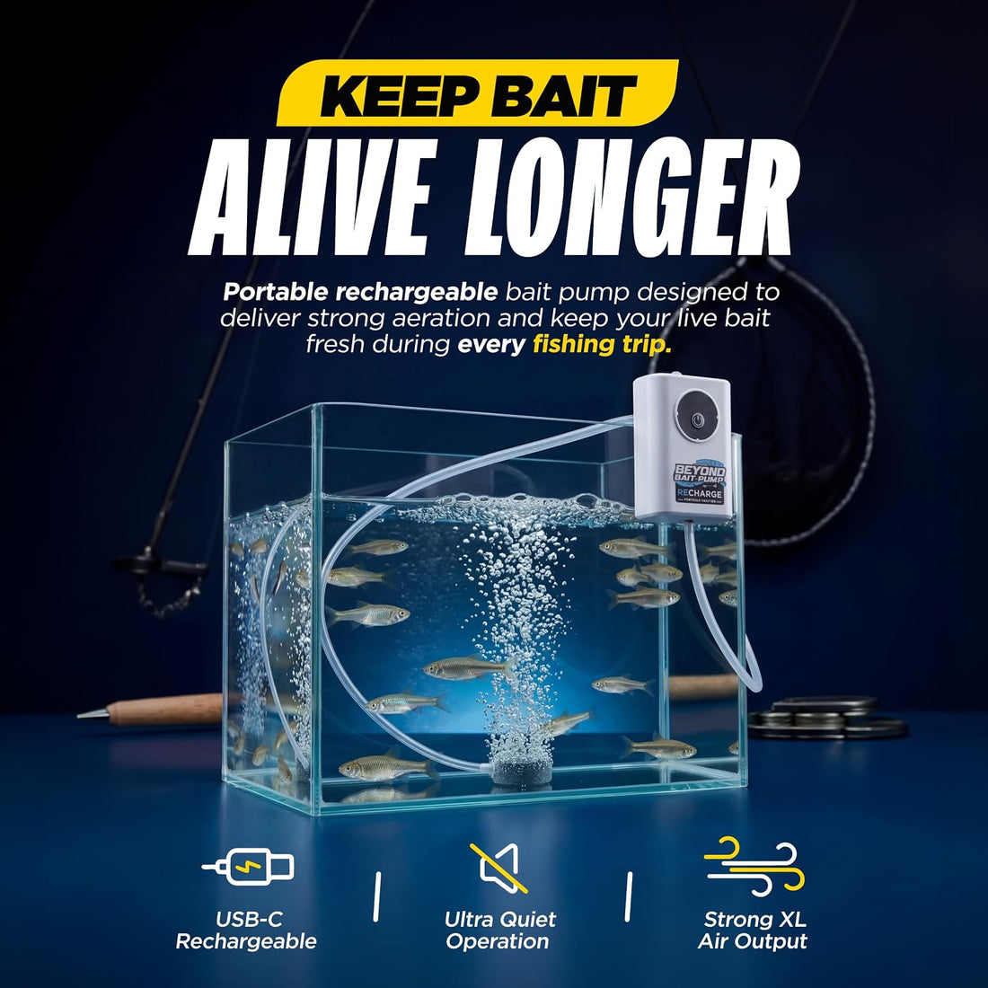 Beyond Fishing Mini Bait Pump Aerator