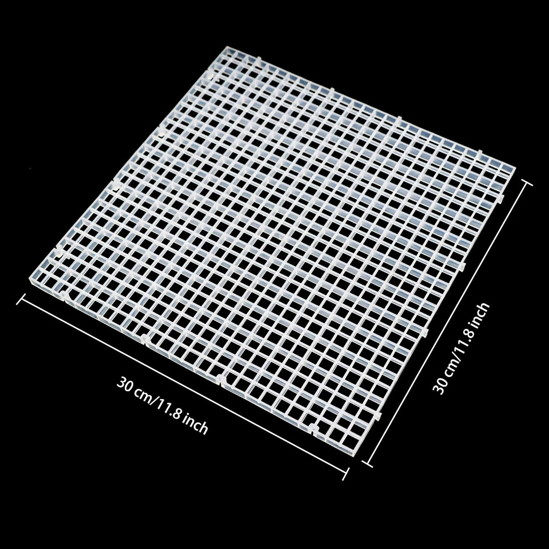 Aquarium Fish Tank Bottom Isolation 8 Pcs, Plastic Egg Crate
