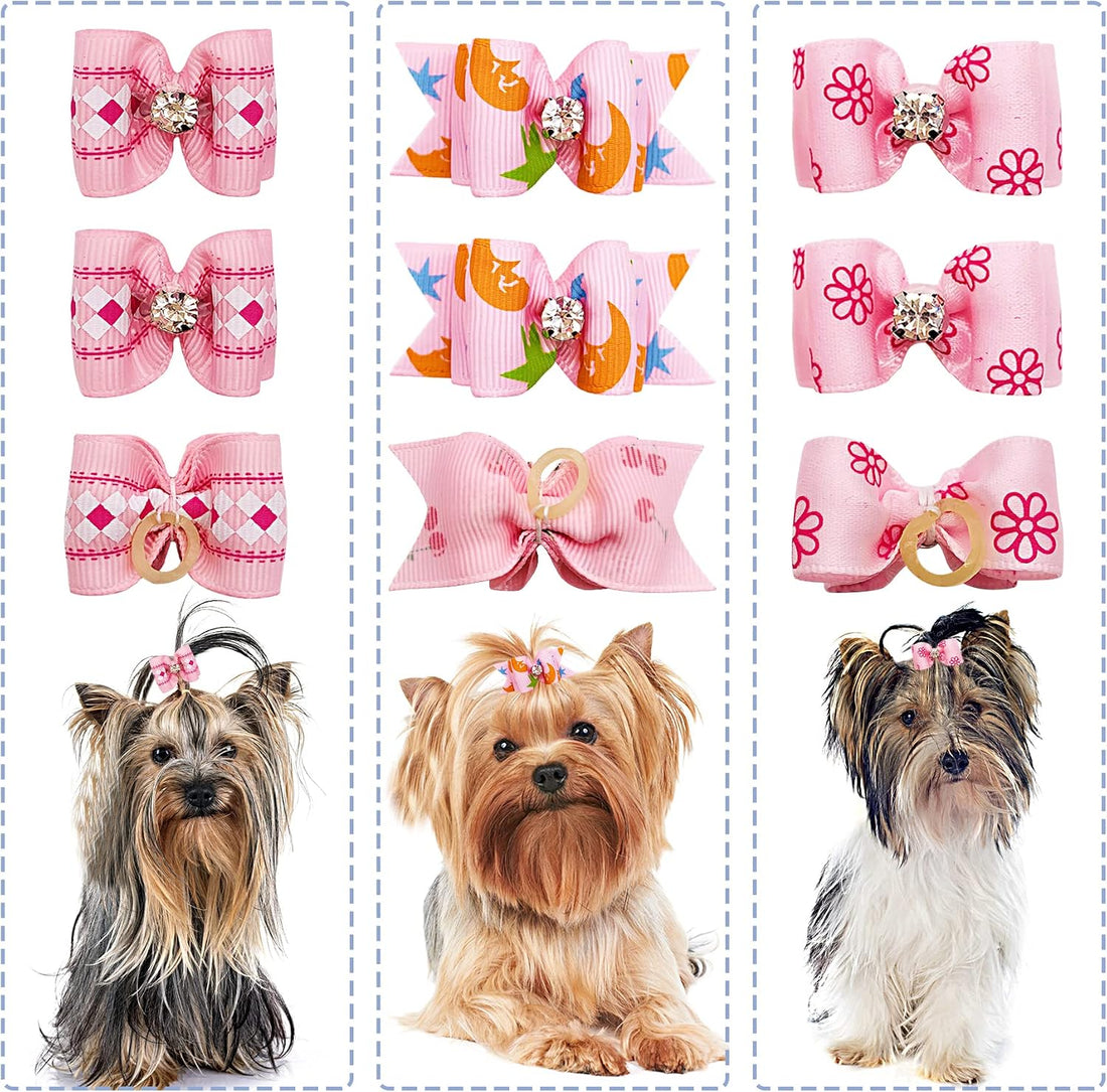 PET SHOW Mixed Styles Pet Cat Puppy Topknot Small Dog Hair Bows