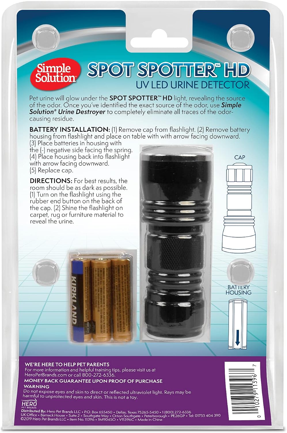 Simple Solution Spot Spotter HD UV LED Urine Detector