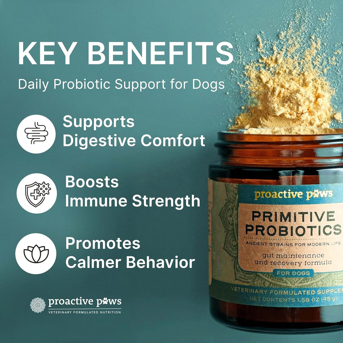 Proactive Paws Primitive Probiotics for Dogs