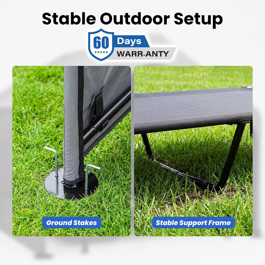 Zooba Extra Large Dog Shade with Elevated Bed