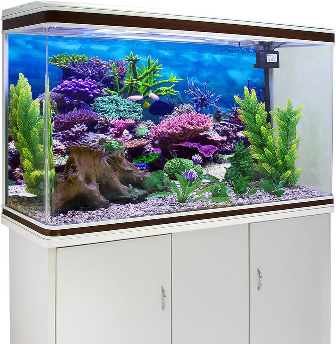YongFoto Ocean Theme Fish Tank Background 30x18 inch