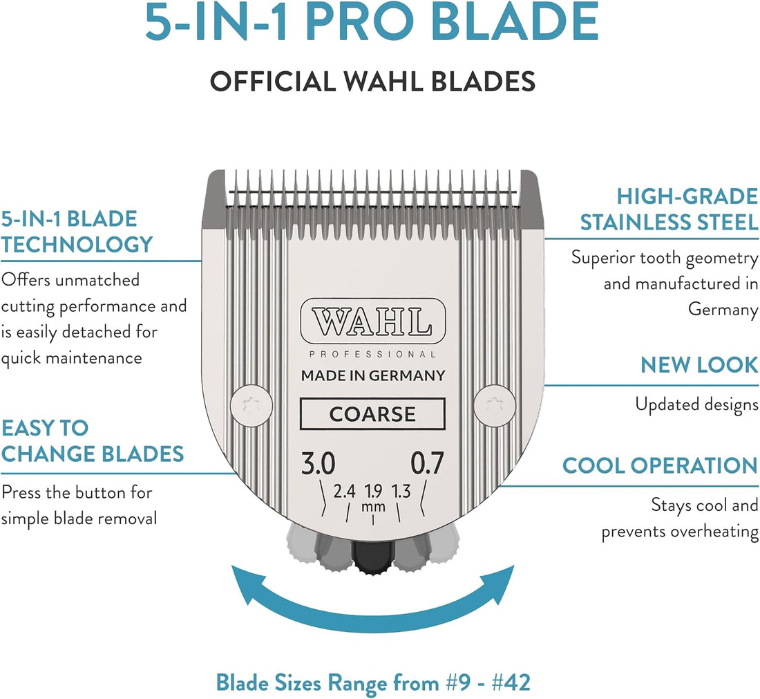 WAHL Professional Animal 5-in-1 Adjustable Blade Arco, Bravura