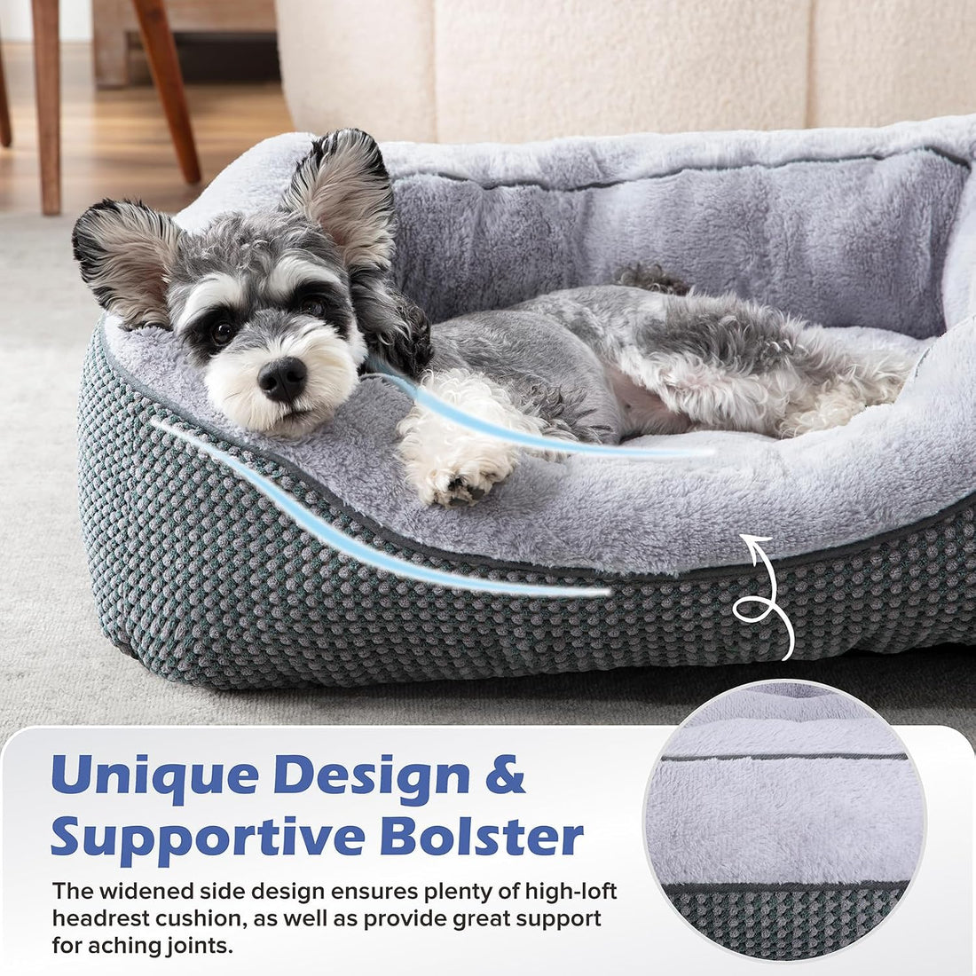 INVENHO Medium Dog Beds for Medium Dogs Washable