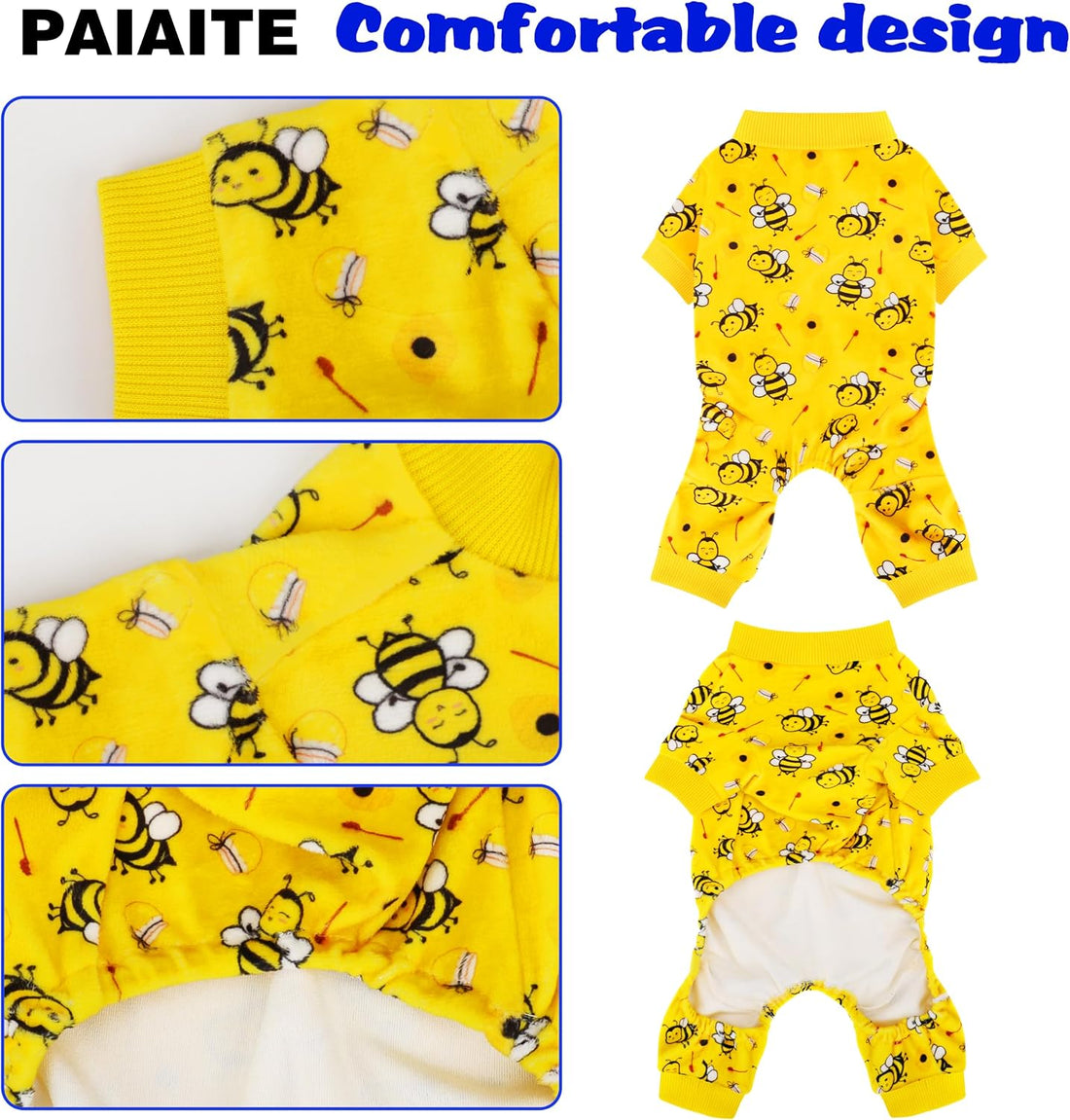 Paiaite Dog Pajamas Onesie