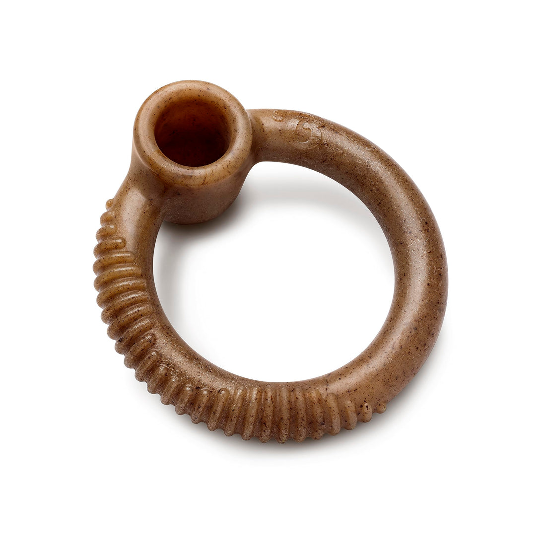 Benebone Ring Durable Dog Chew Toy for Aggressive Chewers, Real Bacon