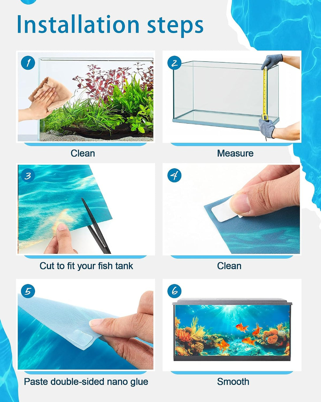 Mindsoft 4 Pack Aquarium Background