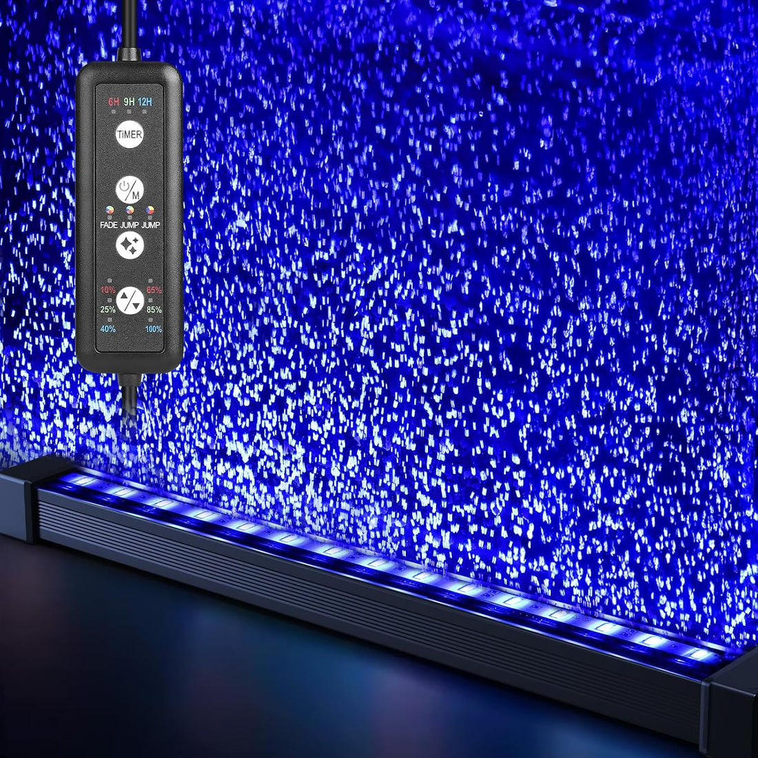 fishkeeper Submersible Fish Tank Light with Air Bubble Hole