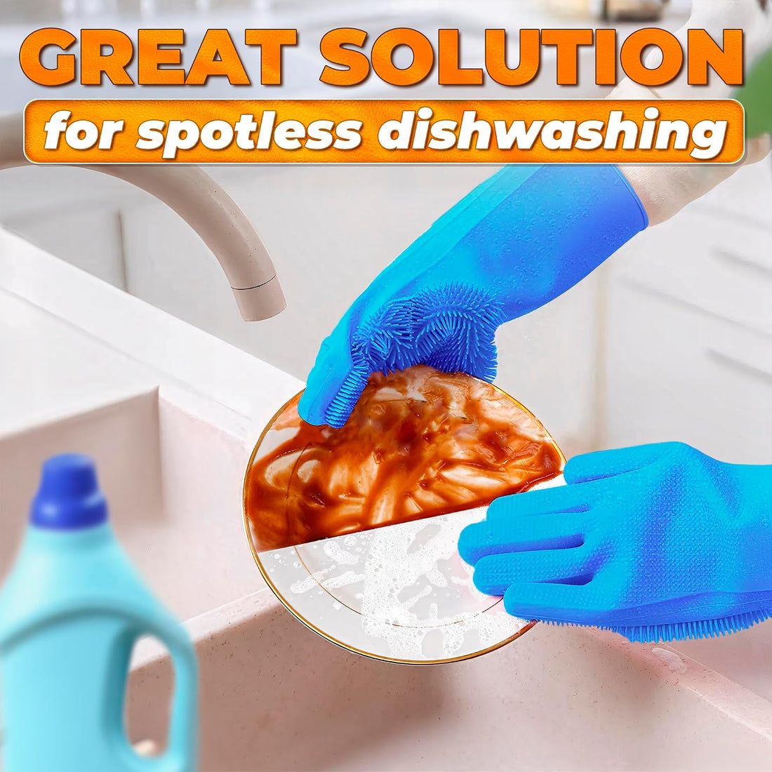 Cat and Dog Shampoo Gloves with 3000 Soft Bristles