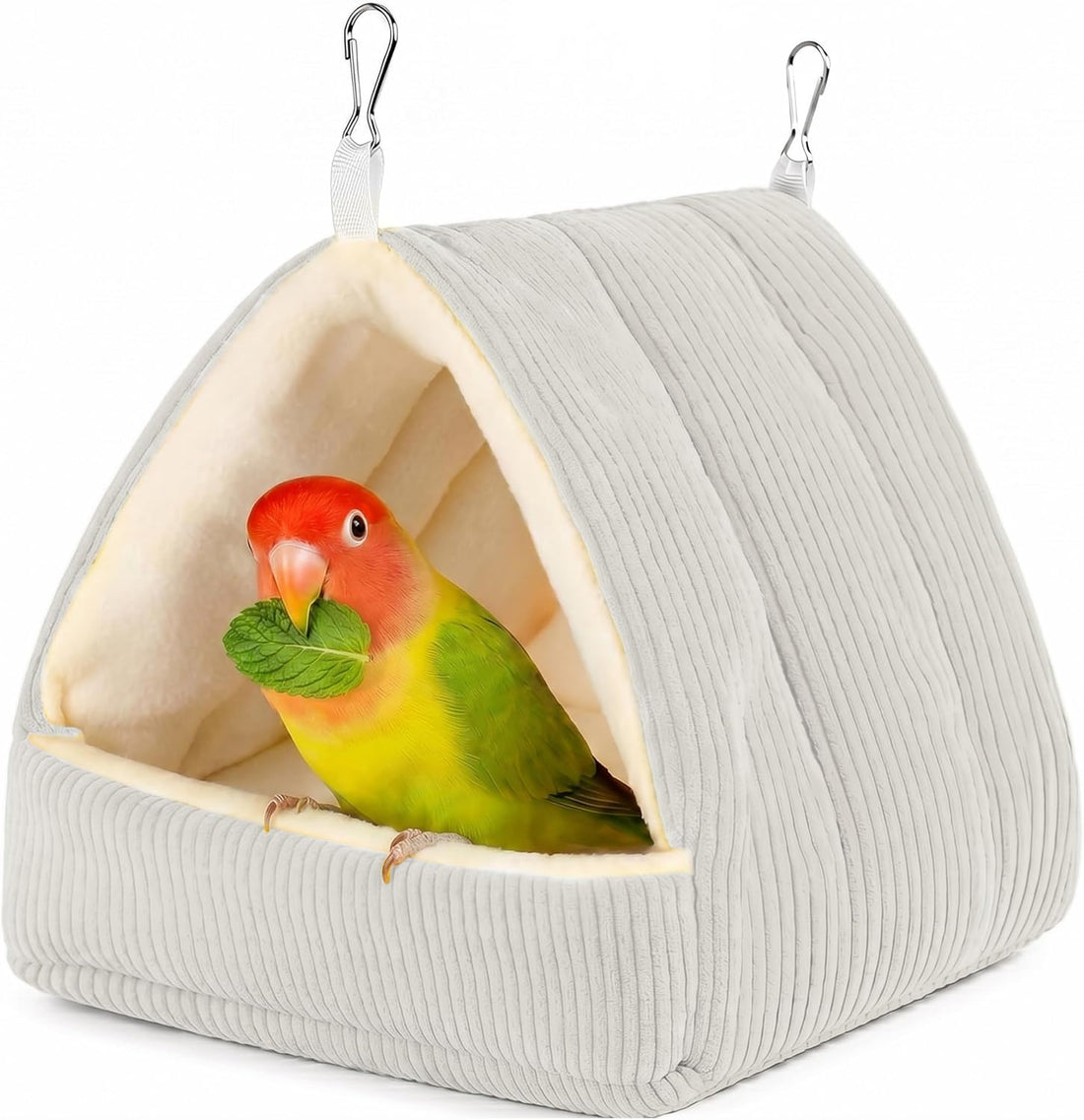 Small Winter Warm Plush Bird Nest Bed for Cage