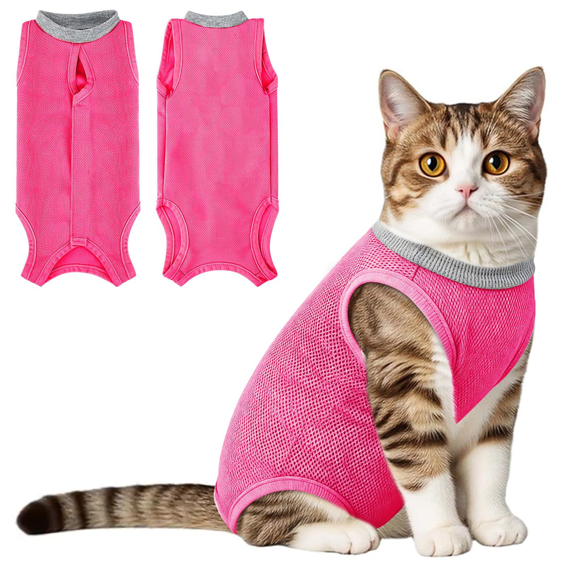 Coppthinktu Cat Recovery Suit Cat Onesie After Surgery