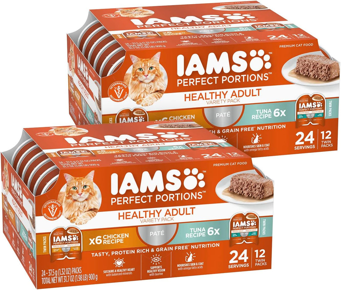 IAMS Perfect Portions Healthy Adult Pate Wet Cat Food