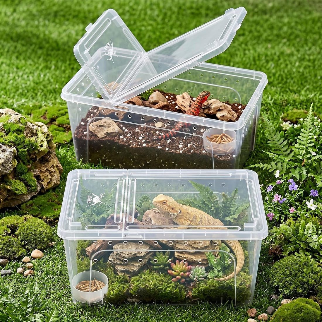 Tlence 2 Pack Critter Keeper