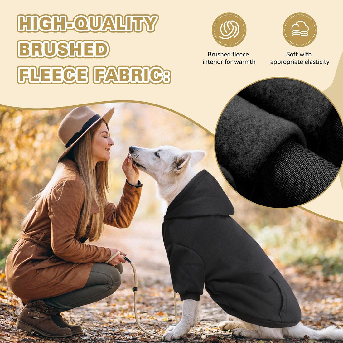 Dog Sweaters for Small Dogs Dog Hoodie Fleece Soft Clothes Sweatshirt