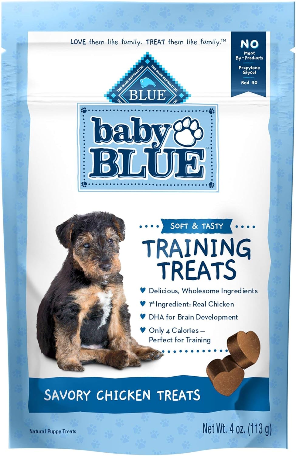 Blue Buffalo Baby Blue Training Treats Natural Puppy Soft Dog Treats