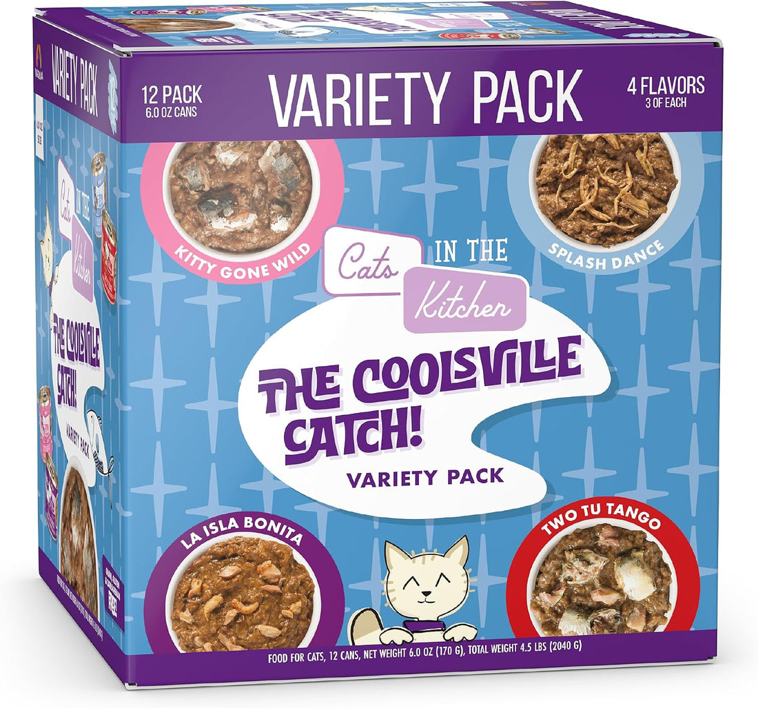 Weruva Cats in the Kitchen, Kitchen Cuties Variety Pack, Wet Cat Food