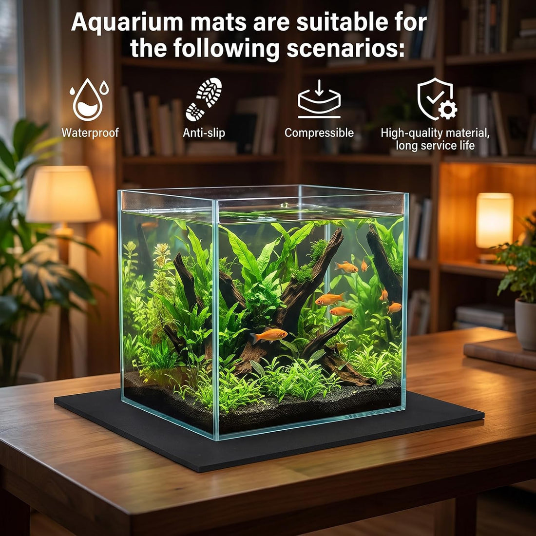 Aquarium Leveling Mat Fish Tank Leveling Mat for Under Tank 21.6 X