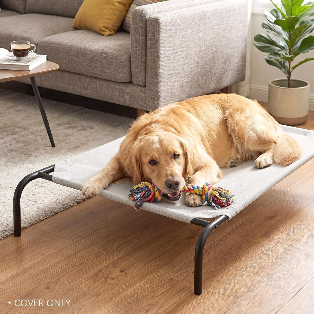 1 Pc Elevated Dog Bed Replacement Cover Dog Cot Cover Only