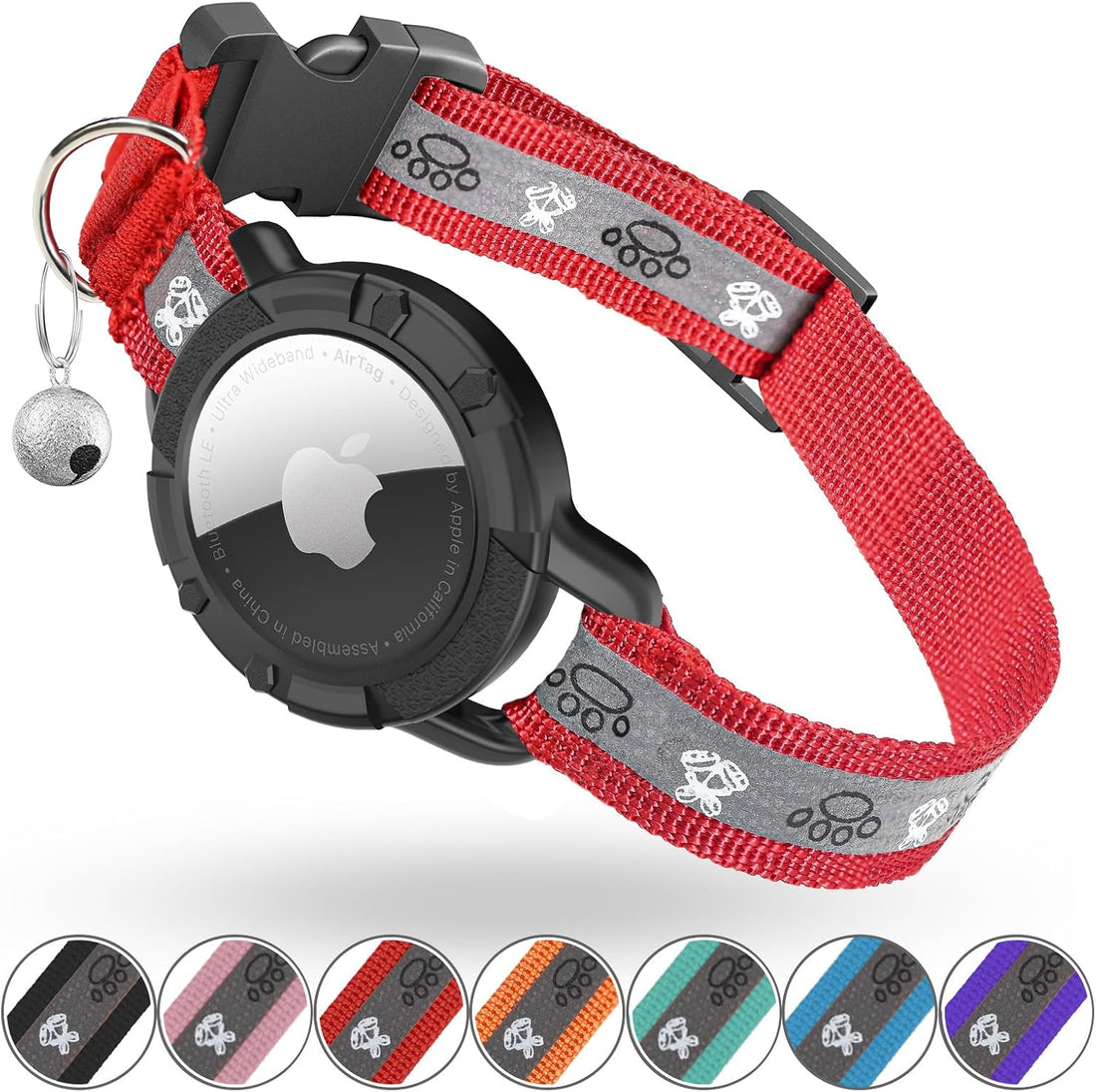 Reflective AirTag Cat Collar