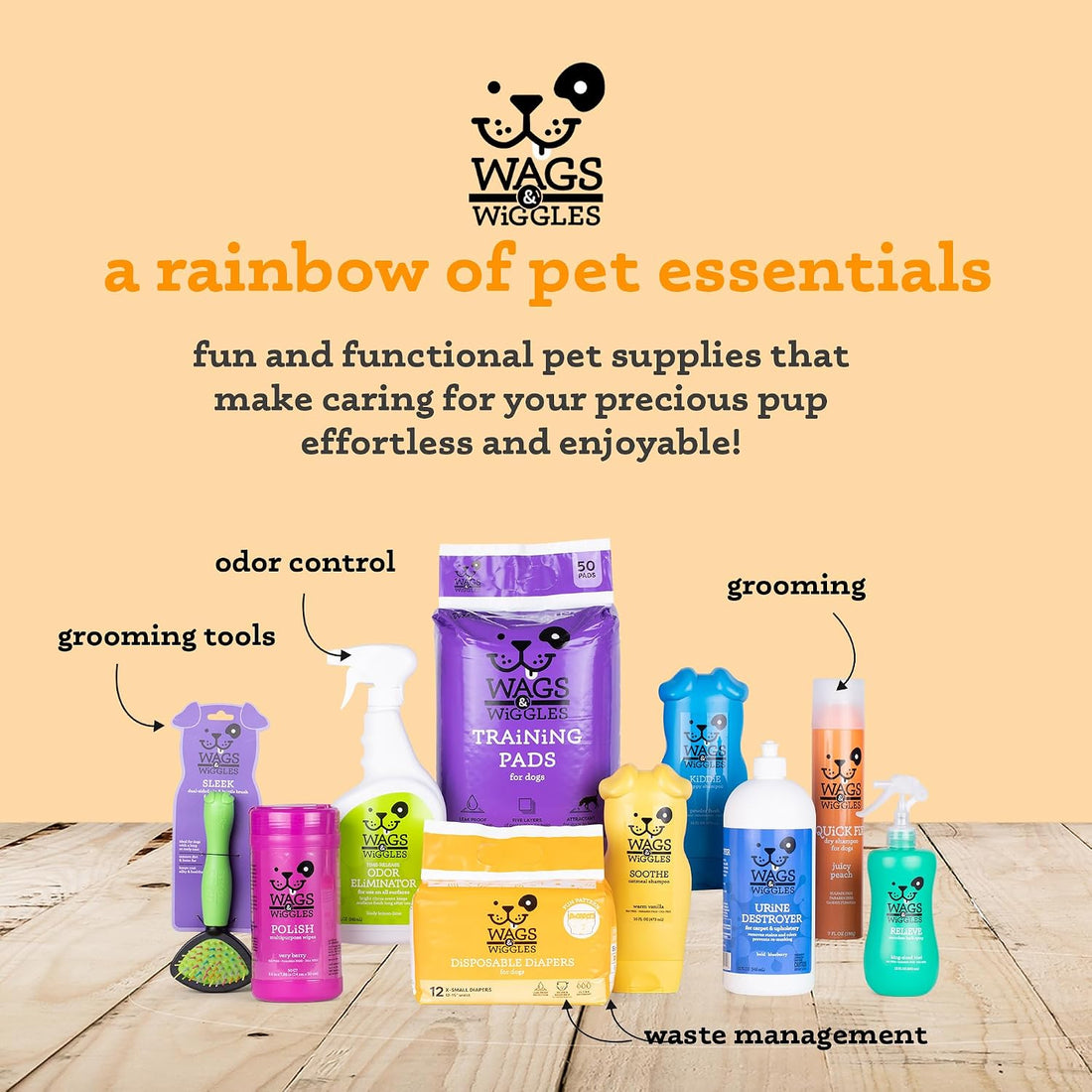 Wags & Wiggles No-Marking Deterrent Training Spray, 16 Fl Oz