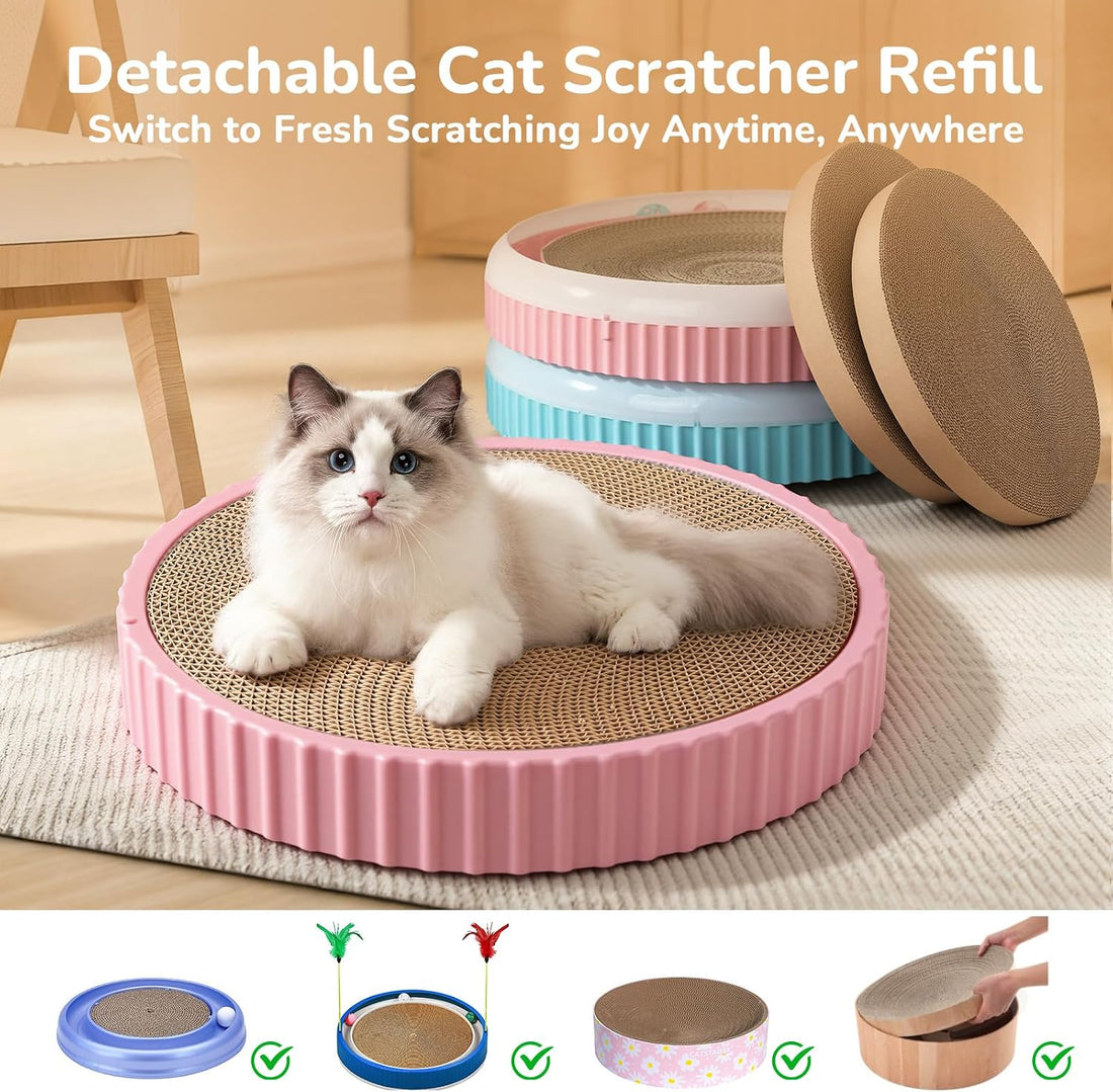 6pcs Cat Scratch Pad, Cat Scratcher Cardboard & Cat Scratching Pads
