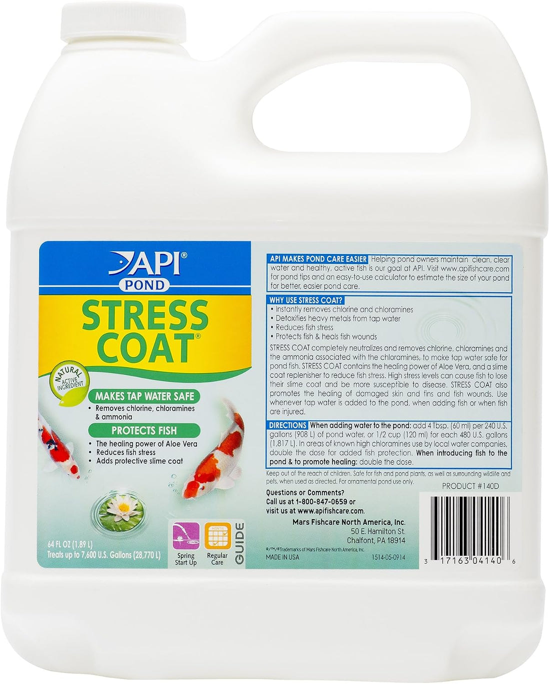 API POND STRESS COAT Pond Water Conditioner