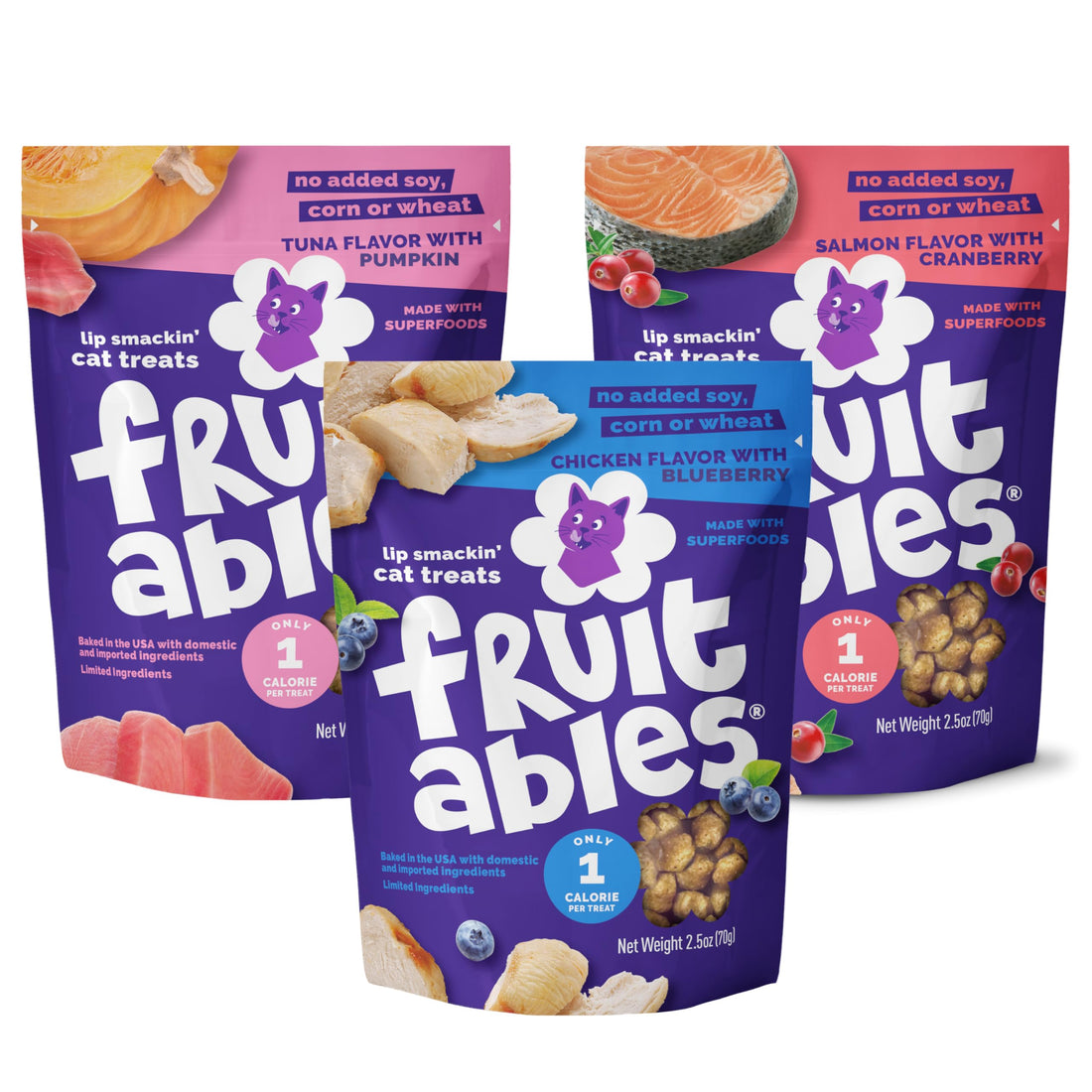 Fruitables Cat Treats - Crunchy Treats for Cats