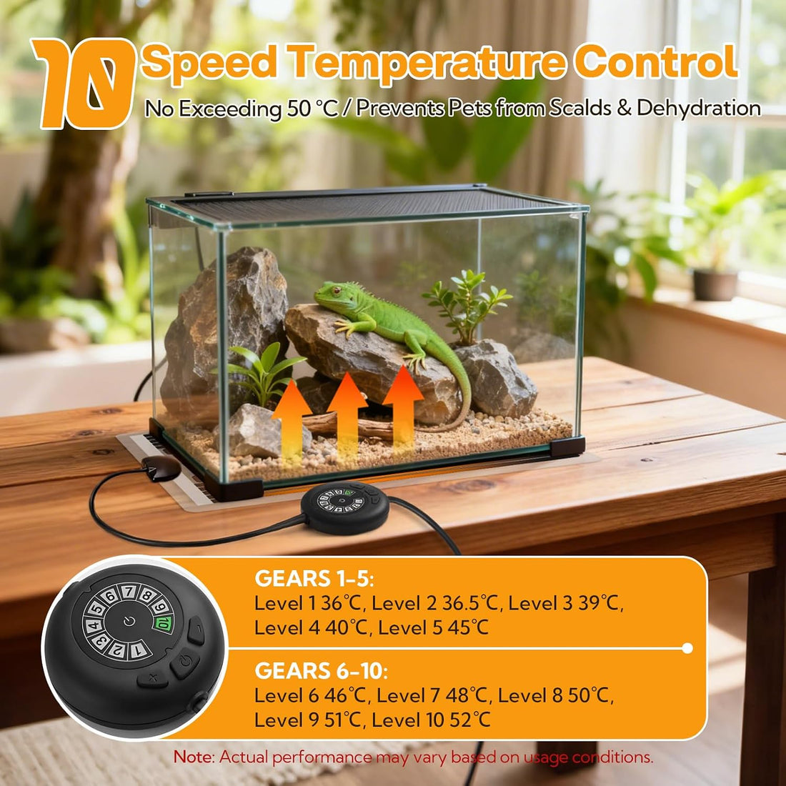 Reptile Heating Pad with Thermostat