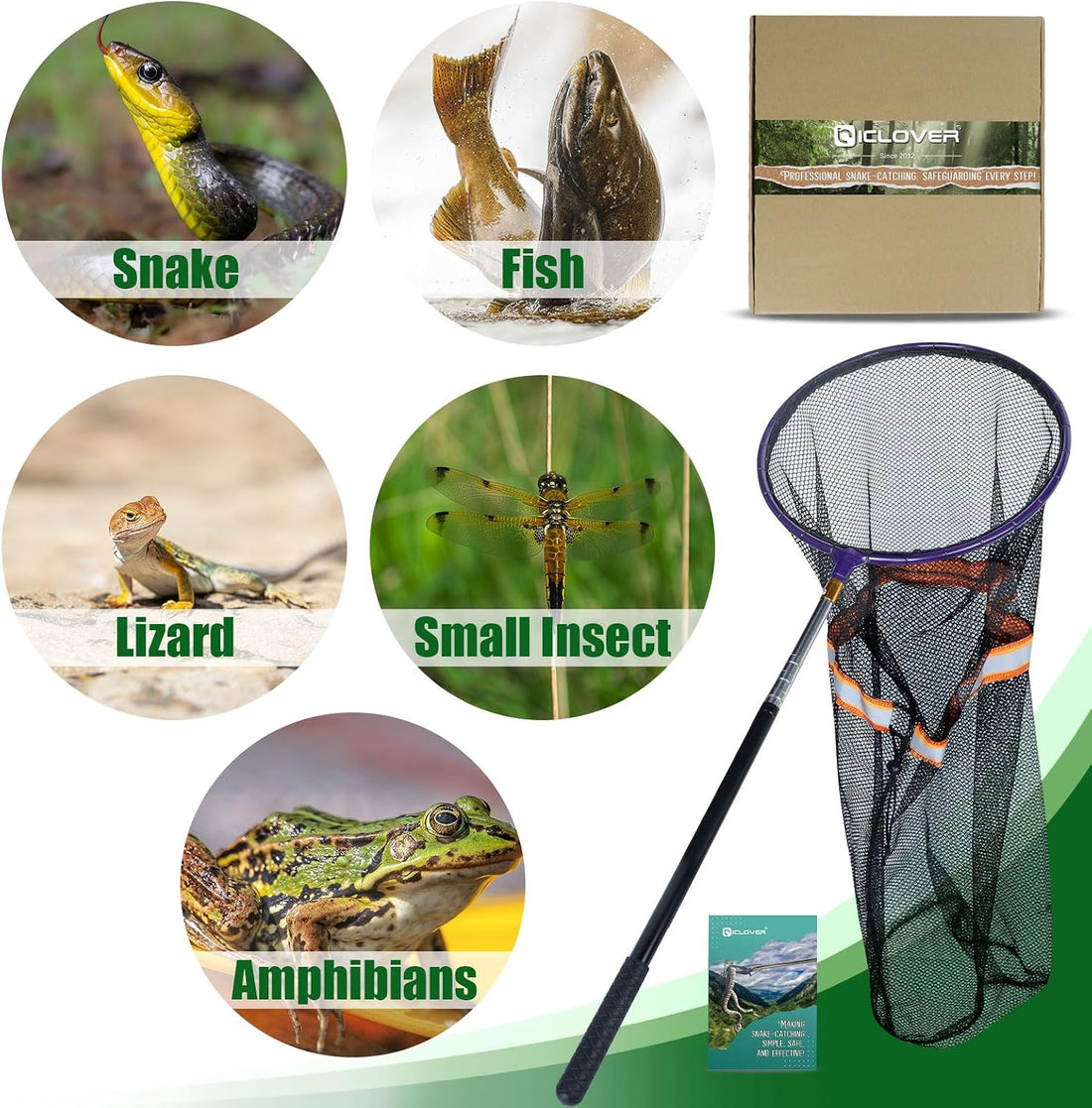 IC ICLOVER Snake Catcher Net