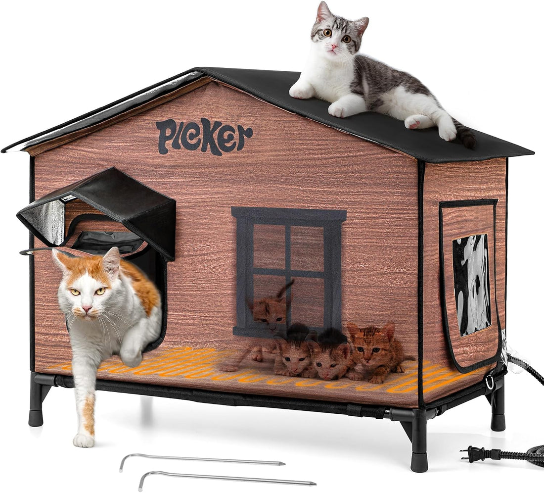 Heated Cat House for Outside