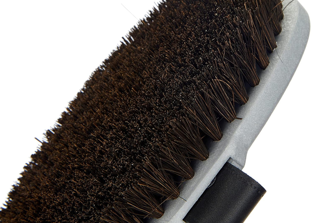 H.A.S HAAS Mould Horse Brush Large Silver 200 x 85,Medium