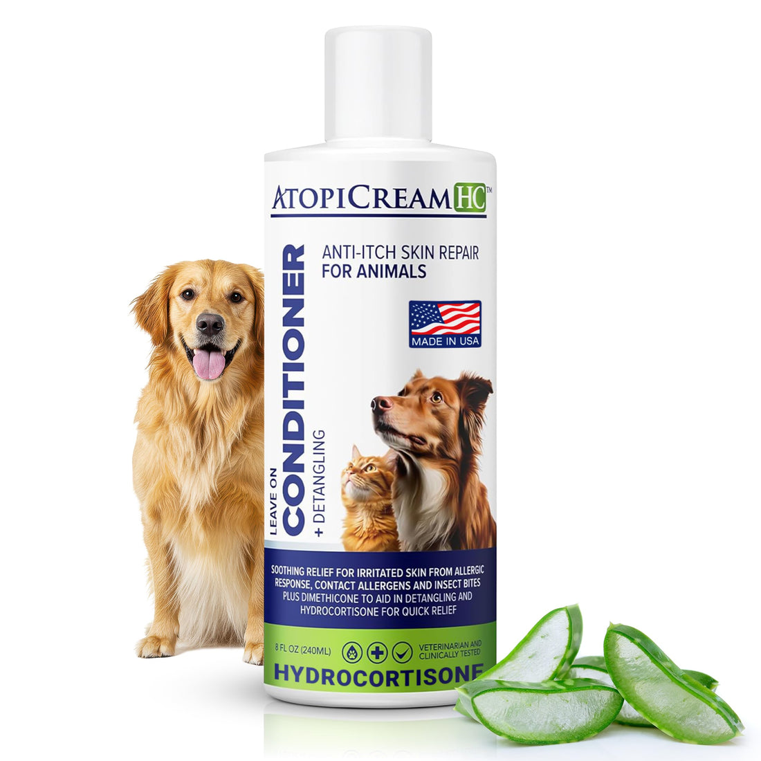 VetriMAX AtopiCream HC 1% Hydrocortisone Leave-On Conditioning Itch