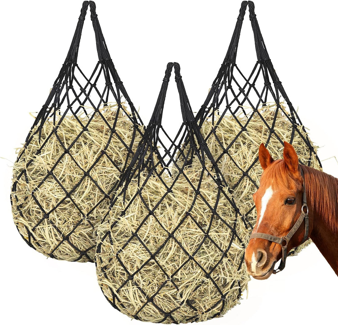 YedsIntu 3 Pcs Hay Bags for Horses