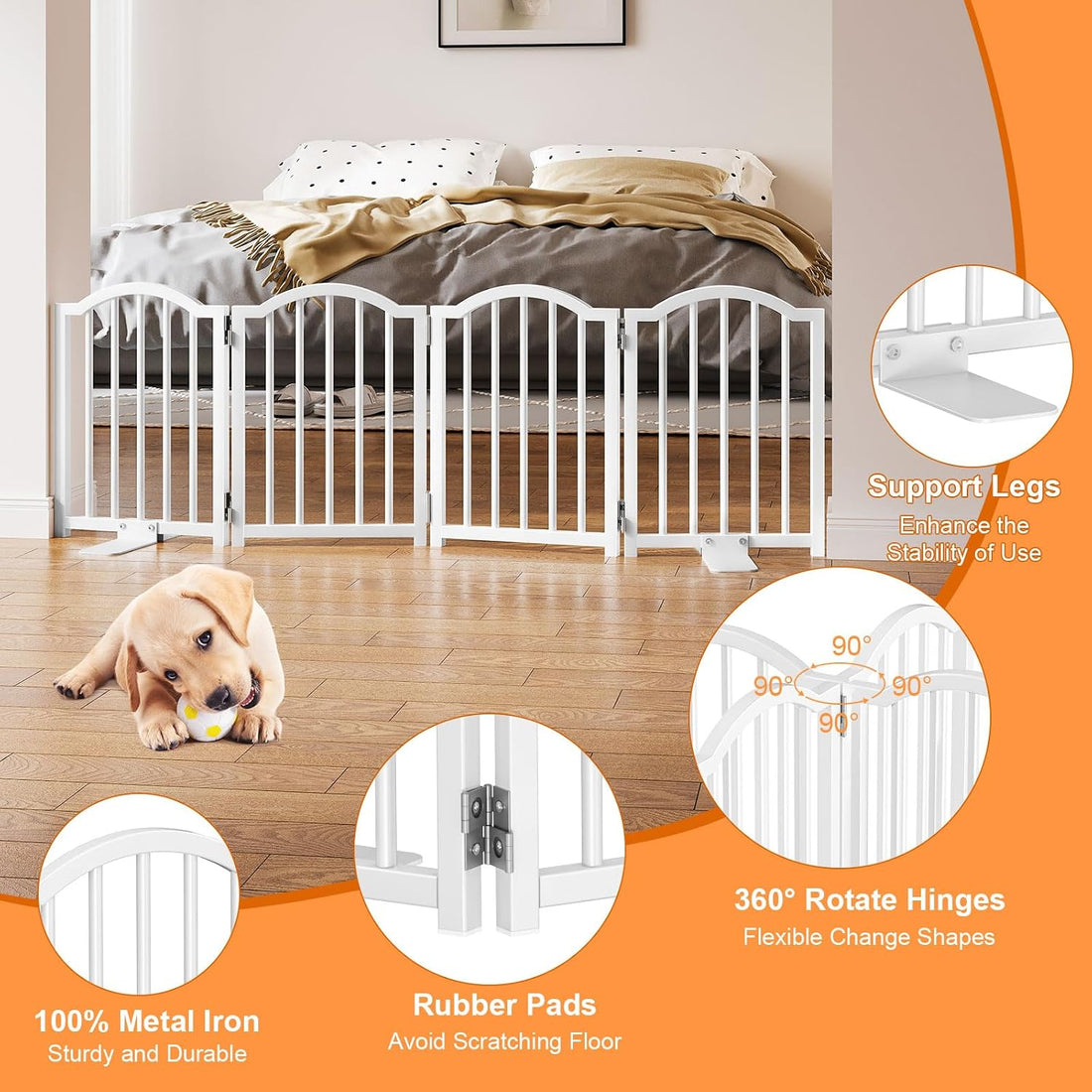Snughome Short Dog Gate Indoor