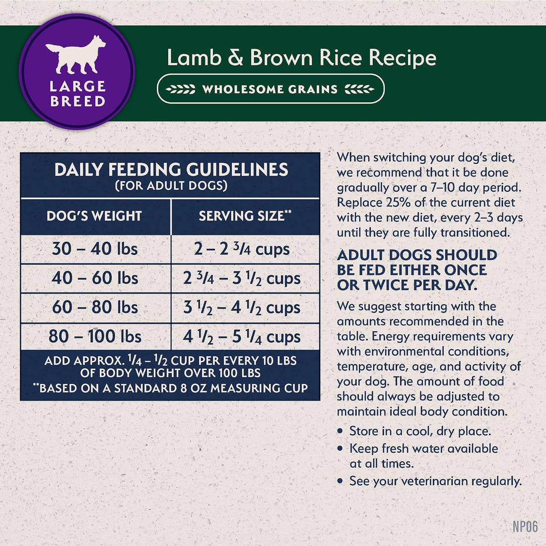 Natural Balance Limited Ingredient, Lamb & Brown Rice, 26 lb