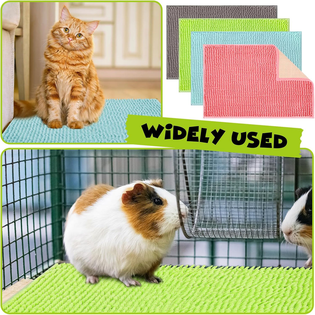 Barydat 8 Pcs Guinea Pig Cage Liner