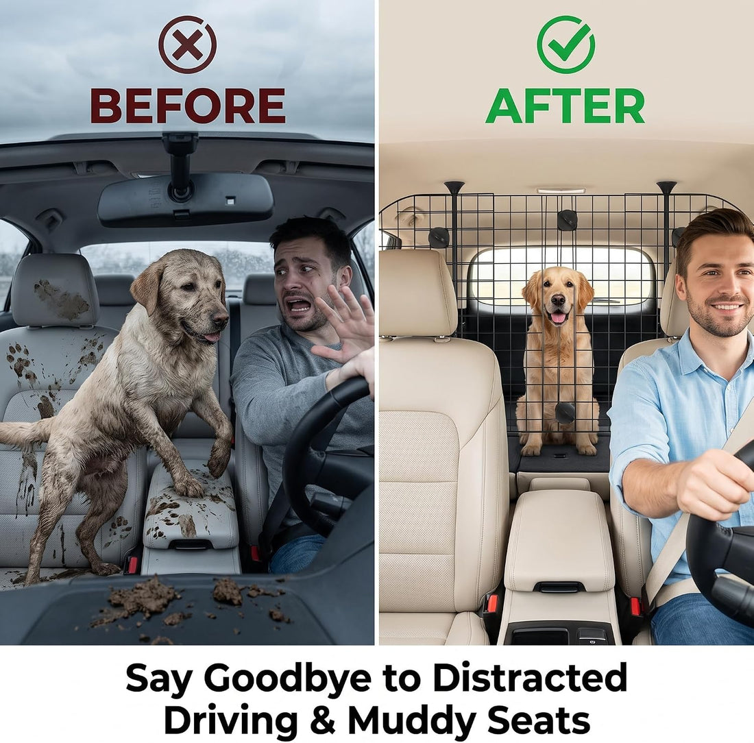 Adjustable Heavy Duty Metal Dog Car Barrier for SUVs